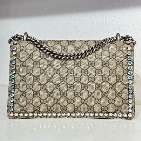 Gucci GG Logo Supreme Medium Dionysus Shoulder Bag - Picture 3 of 9